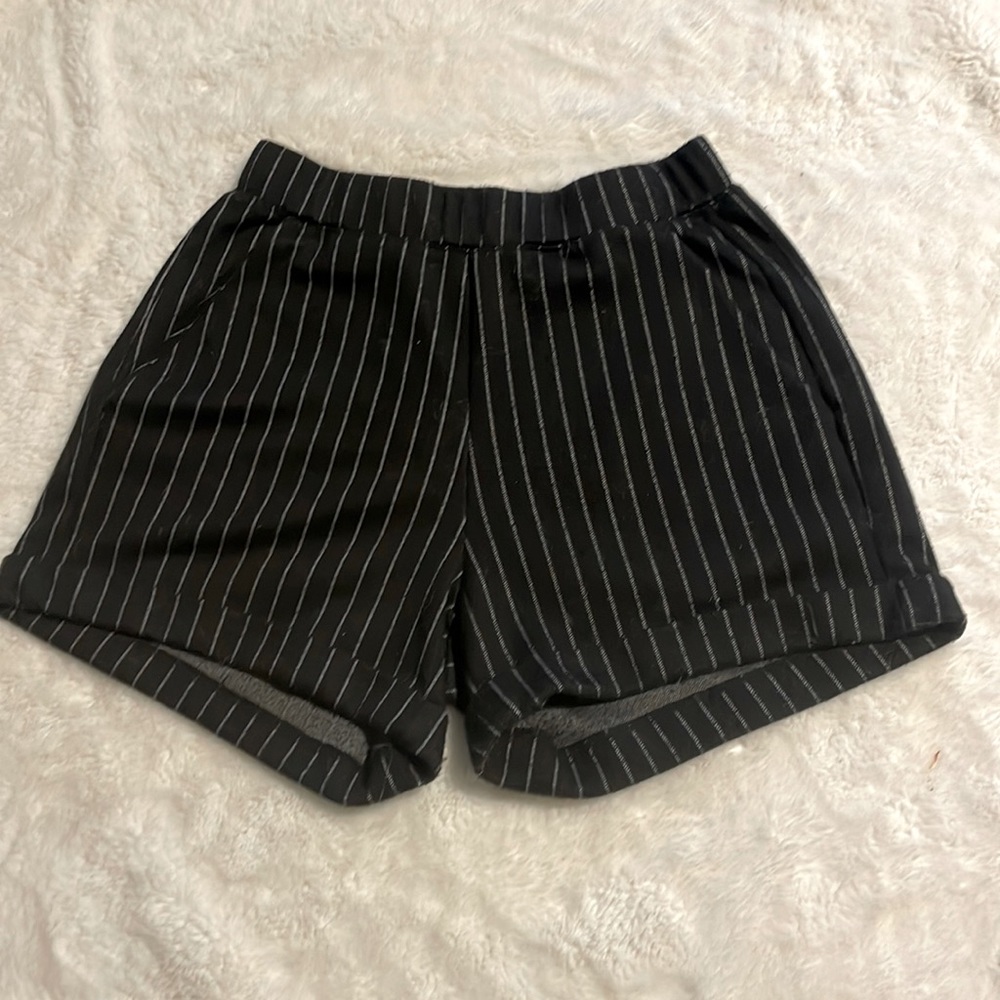 Pin stripe shorts